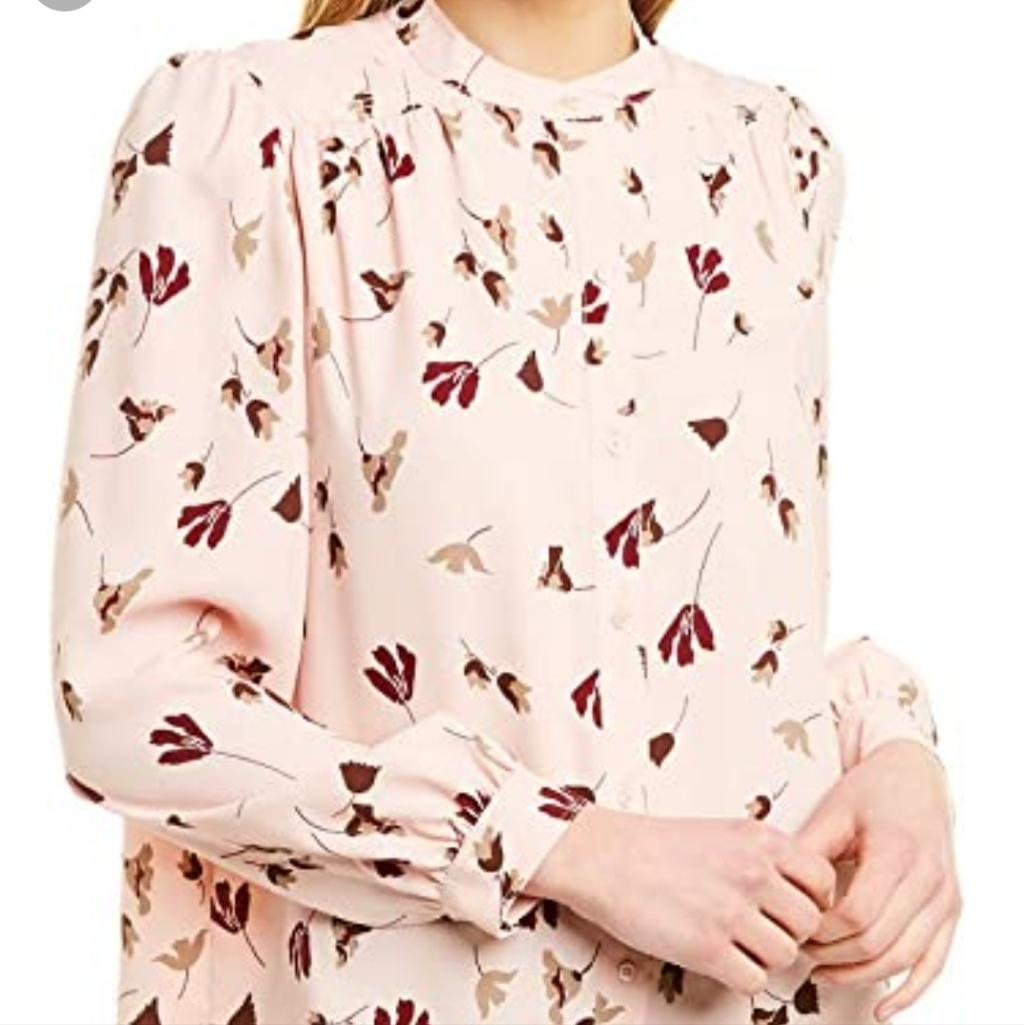Joie Myella Mandarin Collar Blouse